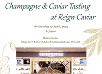 Champagne Boizel & Caviar Tasting @ Reign Caviar on 12th Apr 2023