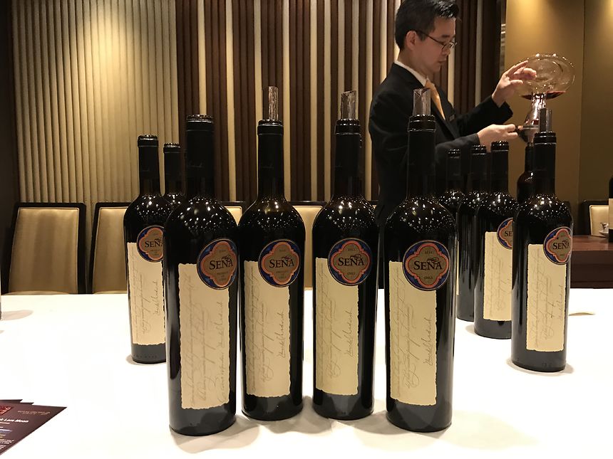 Sena Wine Dinner at Fook Lam Moon (26 May 2017)