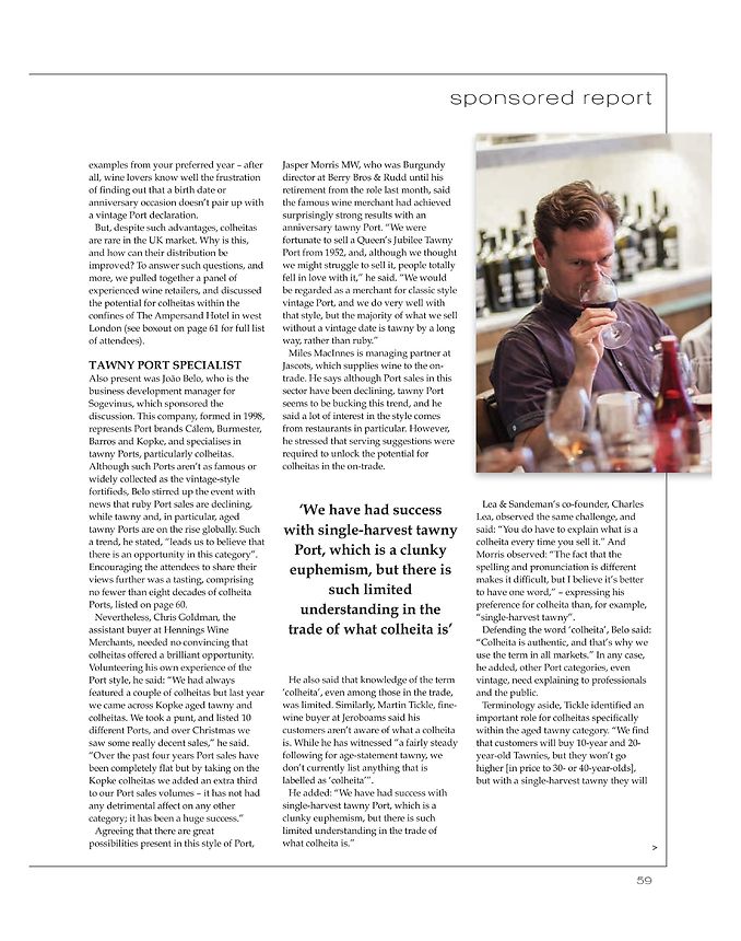 Kopke got featured on The Drink Business (Sep 2017)