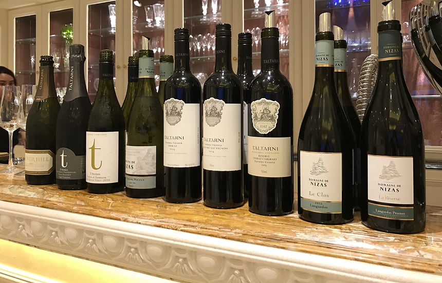 Taltarni, Clover Hill & Domaine de Nizas Tasting at Private Cellar (31 May 2017)